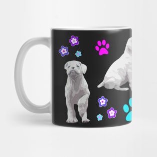 Cute White Boxer Puppy Gifts Mug